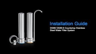 Frizzlife DS99 Countertop Stainless Steel Water Filter System - Install Guide