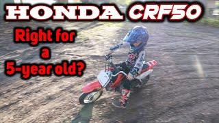 Is the CRF50 right for a 5-year old?