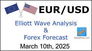 EUR USD Elliott Wave Analysis | Forex Forecast | March 10 2025 | EURUSD Analysis Today