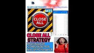 CLOSE ALL STRATEGY MT5 100%/This Strategy will teach you how to set your TP/SL automatically,