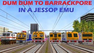 A Journey From Dum Dum To Barrackpore In Dum Dum Barrackpore Jessop EMU Local With Real Traffics