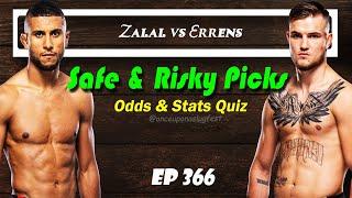 UFC Predictions, Odds & Statistics Quiz: Youssef Zalal vs Jarno Errens | EP 366