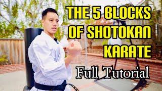 SHOTOKAN KARATE BLOCKS (FULL TUTORIAL) 