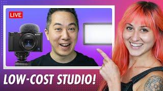 LOW COST Studio Build for Live Streaming For Only $225?