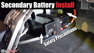 Second Battery | Relocation Install (Nissan 350Z) | AnthonyJ350