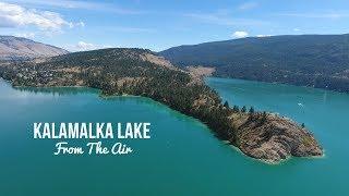 Kalamalka Lake from the Air | Vernon BC | Okanagan Valley British Columbia