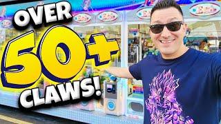 We Played ALL the Claw Machines at The Florida State Fair! (OVER 50+ Machines)