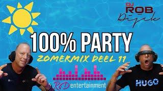 ️️ DJ ROB VAN DIJCK - 100% ZOMER PARTYMIX 11 ️️ ( 2024 ) ️️ ️️