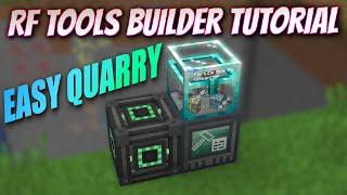 RF Tools Builder: Easy Quarry - simple tutorial (1.18)