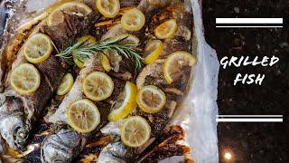 Tasty Grilled fish recipe simply the best. احلى وصفة سمك مشوي راح اتجربوها