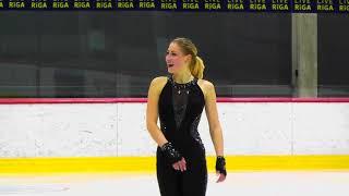 NIKITINA Diana, LAT, Ladies SP, Latvian Championships 2017 (with slow motion)