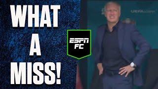 Didier Deschamps NOT IMPRESSED with this Benzema miss | #Shorts | ESPN FC