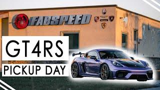 Fabspeed Motorsport Picks Up GT4RS | Awesome Spec!