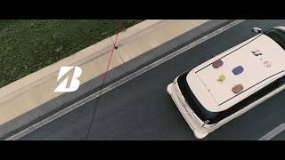 Tire noise tests using automated driving vehicles / Bridgestone