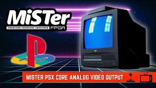 MiSTer PSX Core: Analog output with IO Board