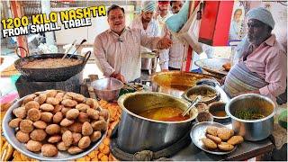 30/- GHAZIABADI Indian Street Food Thali  Gandhi Chole Bhature, Panditji Kachori wale, Desi Pakore