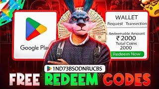 Free Redeem Code  Free Fire Redeem Code Today  2000₹/- Free Redeem Code #redeemcode