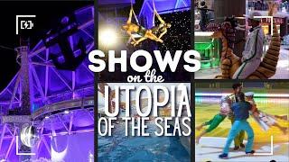 Shows on Utopia of the Seas Royal Caribbean YouTopia (Ice), AQUA80too (Aquatheater) & More Reviews