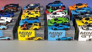 Opening Mini GT Exotic Cars Compilation - Bugatti,Lamborghini,Mclaren,Porsche,Pagani