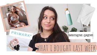 Things I bought last week! | Lounge Underwear, Primark & Sostrene Grene | beckyloubutton