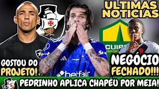 URGENTE! VASCO APLICANDO CHAPÉU POR LAUTARO | LATERAL FICOU PERTO | VOLANTE EMPRESTADO!!!