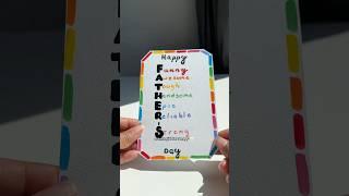 easy gift card for Dad #giftidea #diy #cardcreations #art #craft #gift #fathersday #dad #diycard