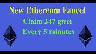 New Ethereum Faucet - Claim every 5 minutes