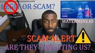 Latest Update On The #Watermine Scam  Greedy Youtubers With No Financial Literacy Led You Wrong