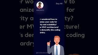 Decoding the Magic of MVC in JavaScript! #javascript #coding #javascripttutorial #mvc #day46 #wwt