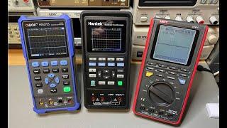 #203 Owon HSD272S Hantek 2D72 Uni-T UT81C and Software Hands-On