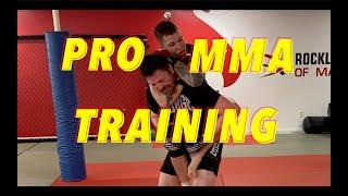 Woman Chokes Pro MMA Fighter!! PRO MMA Training Highlight