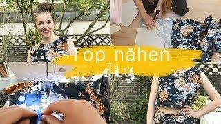 Sommer Croptop nähen DIY | Nähanleitung für Anfänger und Fortgeschrittene