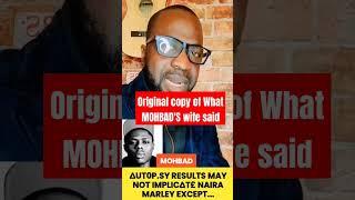 Original Copy of MOHBAD'S wife testimony #mohbad #justiceformohbad #nairamarley #trending