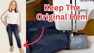 Short Girls Guide to Hemming Jeans Like a Pro! Style Hack!