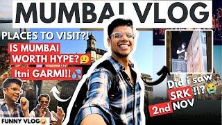 My First VLOG | Explore MUMBAI with me | SRK's Birthday 2024 पुलिस ने मारा लोगों को 