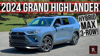 The 2024 Toyota Grand Highlander Hybrid Max Is A Supersized 3-Row SUV With RAV4 Vibes