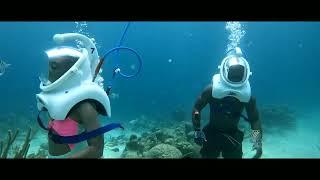sea TREK Curacao Underwater Walking Tour.   Curacao Paradise Island