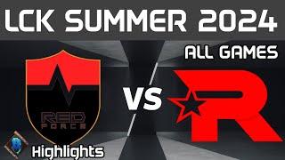 NS vs KT Highlights ALL GAMES LCK Summer 2024 NS RedForce vs KT Rolster by Onivia