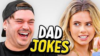 Dad Jokes | Don't laugh Challenge | Matt vs Peyton | Raise Your Spirits