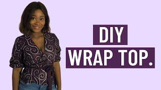 HOW TO SEW A WRAP TOP - Detailed instructions.