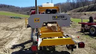 Frontier OS27 Sawmill First Cuts