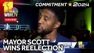 Baltimore Mayor Brandon Scott wins reelection