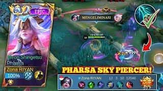 PHARSA SKY PIERCER‼️NEW BUILD & EMBLEM PHARSA 2024 - MOBILE LEGENDS