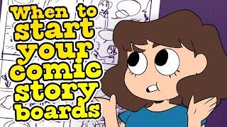 How much do you need written before you start your comic?