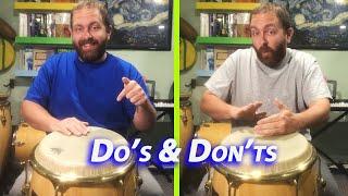 Conga Drumming Do's and Don'ts for Beginners