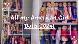 All my American Girl Dolls 2024! (54 Dolls!!) | Adult Collector