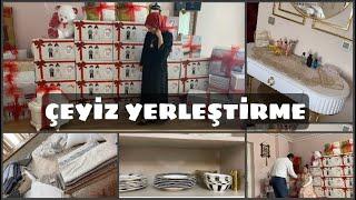 ÇEYİZ YERLEŞTİRME | ÇEYİZLERİM ÇIKIYOR | MUTFAK TURU