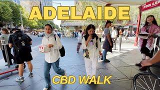 【4K】Australia Adelaide City Tour |  CBD Walk Through | After-school Time