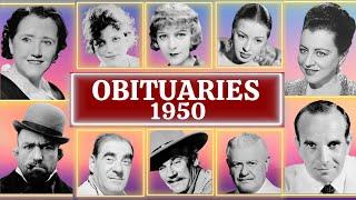 Death's in 1950s Part 01 OBITUARIES TV