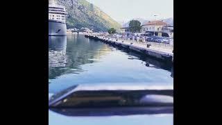 Viking Cruise Ship docking in Kotor (Montenegro)